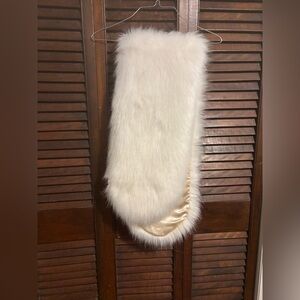 Fake “fur” shoulder wrap
